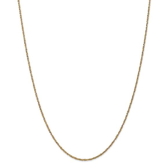 Children's 1.7mm, 14k Yellow Gold, Ropa Chain Necklace, 14 Inch